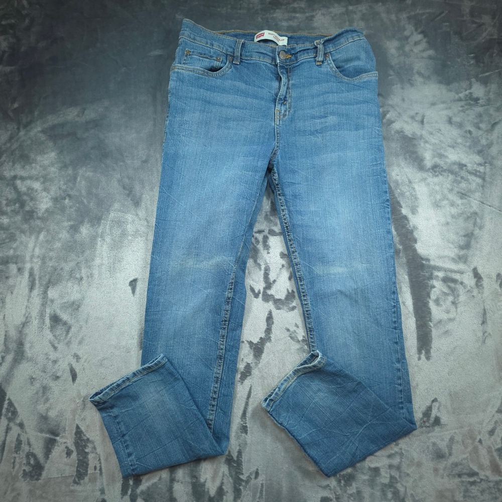 Levis 502 Regular Taper Jeans Mens 30x30 Medium Wash Blue Denim Pants